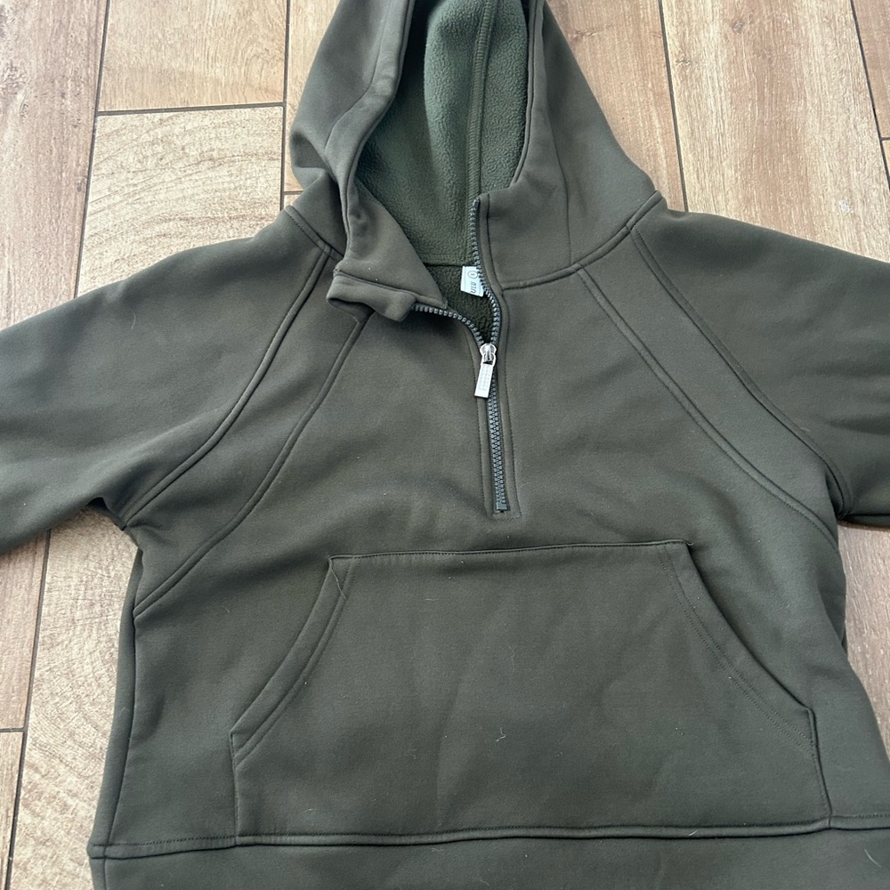 Women’s Olive Green Hoodie Sweatshirt
